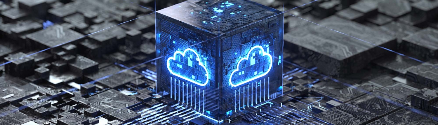 Cloud computing and network security concept, 3d rendering,conceptual image_