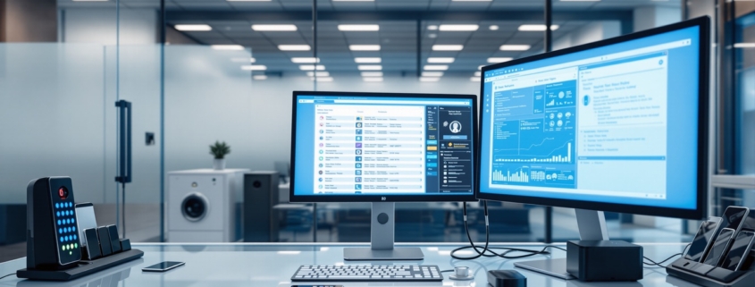Step-by-step HIPAA compliance checklist with administrative, technical, and physical safeguard icons for healthcare organizations in 2025
