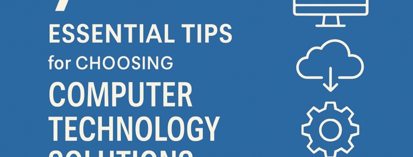Choosing the right computer technology solutions for business growth