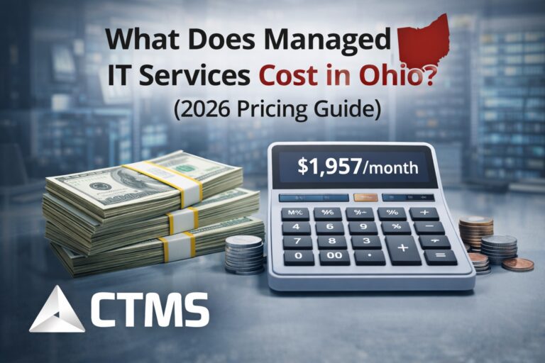 managed IT services cost Ohio pricing tiers and cost factors visual