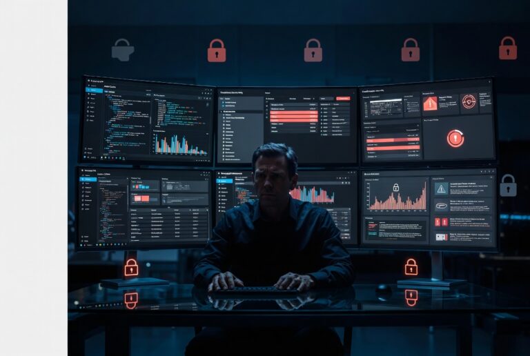Microsoft 365 security gaps showing ransomware recovery and cybersecurity monitoring environment